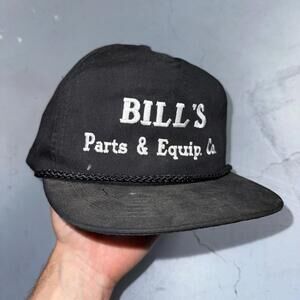 Bills Part Equip Text Funny VTG Hat Cap Snapback Commercial Fun Bill Quote